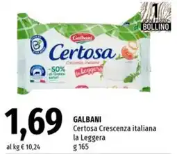 Famila GALBANI Certosa Crescenza italiana la Leggera offerta