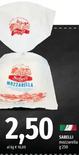 Famila SABELLI mozzarella offerta