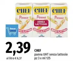 Famila CHEF panna UHT senza lattosio offerta