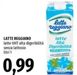 Famila LATTE REGGIANO latte UHT alta digeribilità senza lattosio offerta