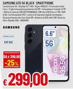 Famila Samsung A35 5G black smartphone offerta