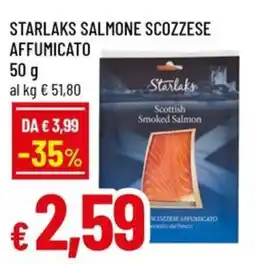 Famila Starlaks salmone scozzese affumicato offerta