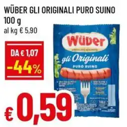 Famila Wüber gli originali puro suino offerta
