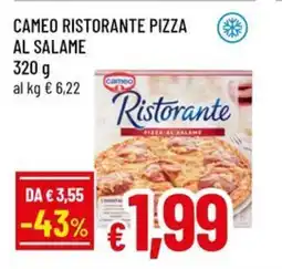 Famila Cameo ristorante pizza al salame offerta