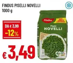 Famila Findus piselli novelli offerta