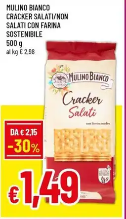 Famila Mulino bianco cracker salati/non salati con farina sostenibile offerta