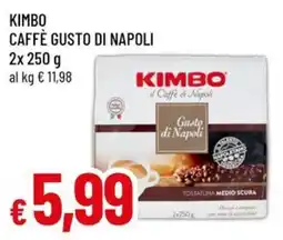 Famila Kimbo caffè gusto di napoli offerta