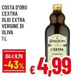 Famila Costa d'oro l'extra olio extra vergine di oliva offerta