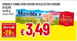 Famila Mareblu tonno vero sapore in olio extra vergine di oliva offerta