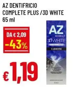 Famila Az dentifricio complete plus/3d white offerta