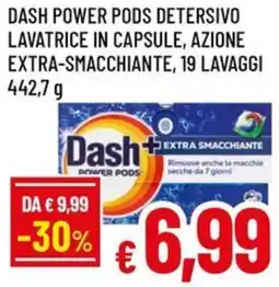 Famila Dash power pods detersivo lavatrice in capsule, azione extra-smacchiante offerta
