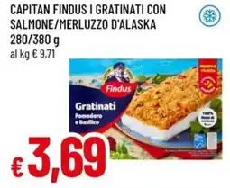 Famila Capitan findus i gratinati con salmone/merluzzo d'alaska offerta