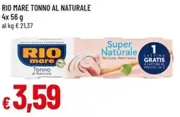 Famila Rio mare tonno al naturale offerta