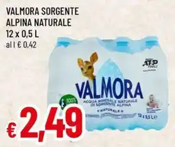 Famila Valmora sorgente alpina naturale offerta