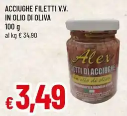 Famila Acciughe filetti v.v. in olio di oliva offerta