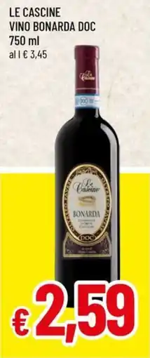 Famila Le cascine vino bonarda DOC offerta
