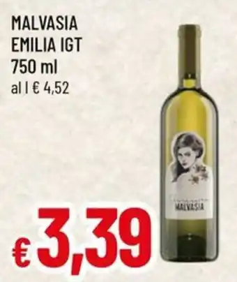 Famila Malvasia emilia IGT offerta
