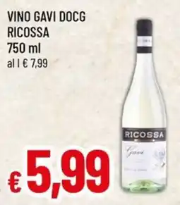 Famila Vino gavi docg RICOSSA offerta