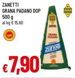 Famila Zanetti grana padano DOP offerta