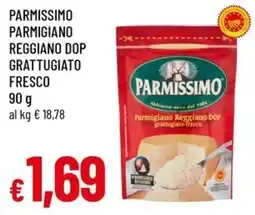 Famila Parmissimo parmigiano reggiano dop grattugiato fresco offerta