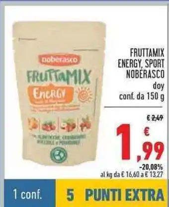 Conad Nobérasco Fruttamix Energy, Sport doy 150g offerta
