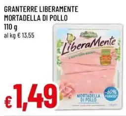 Famila Granterre liberamente mortadella di pollo offerta
