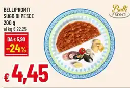 Famila Bellipronti sugo di pesce offerta
