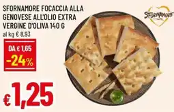 Famila Sfornamore focaccia alla genovese all'olio extra vergine d'oliva offerta