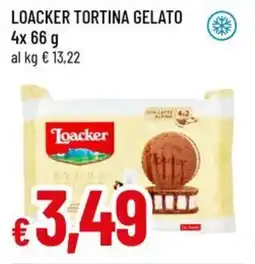 Famila Loacker tortina gelato offerta