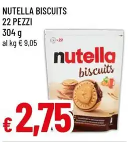 Famila Nutella biscuits 22 pezzi offerta