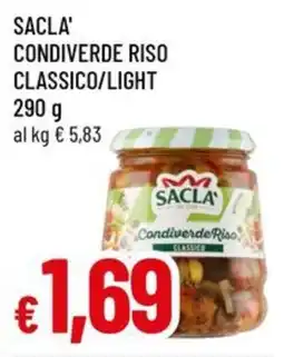 Famila Sacla' condiverde riso classico/light offerta