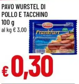 Famila Pavo wurstel di pollo e tacchino offerta