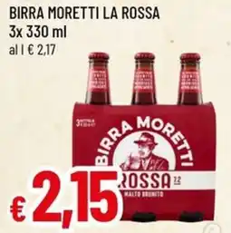 Famila Birra moretti la rossa offerta
