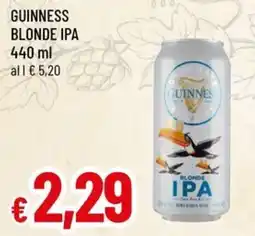 Famila Guinness blonde IPA offerta