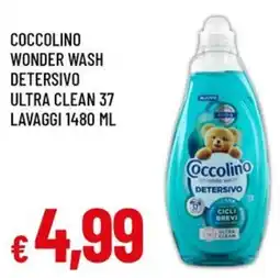 Famila Coccolino wonder wash detersivo ultra clean offerta