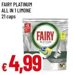 Famila Fairy platinum all in 1 limone offerta