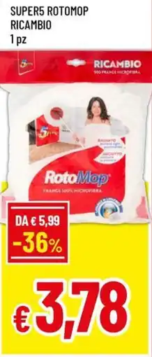 Famila Super5 rotomop ricambio 1pz offerta