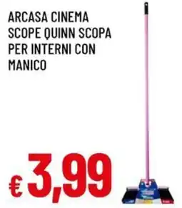 Famila Arcasa cinema scope quinn scopa per interni con manico offerta