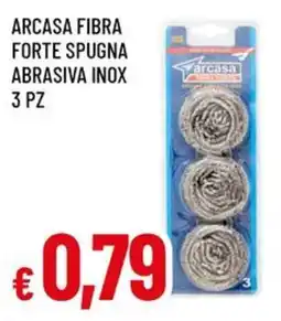 Famila Arcasa fibra forte spugna abrasiva inox 3 pz offerta