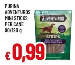 Famila Purina adventuros mini sticks per cane offerta