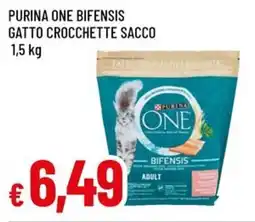Famila Purina one bifensis gatto crocchette sacco offerta