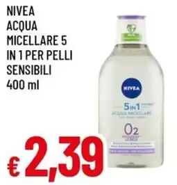 Famila Nivea acqua micellare 5 in 1 per pelli sensibili offerta