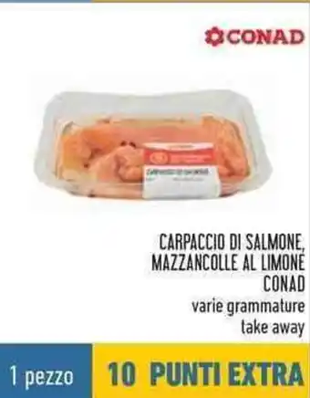 Conad Conad Carpaccio Di Salmone Mazzancolle Al Limoné offerta