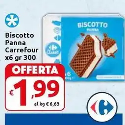 Carrefour Express Biscotto Panna Carrefour offerta