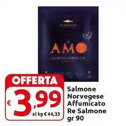 Carrefour Express Salmone Norvegese Affumicato Re Salmone offerta