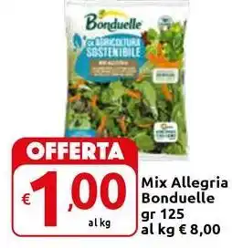 Carrefour Express Mix Allegria Bonduelle offerta