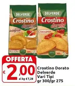 Carrefour Express Crostino Dorato Delverde Vari Tipi offerta
