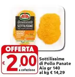 Carrefour Express Sottilissime di Pollo Panate Aia offerta