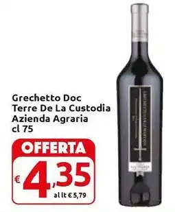 Carrefour Express Grechetto Doc Terre De La Custodia Azienda Agraria offerta