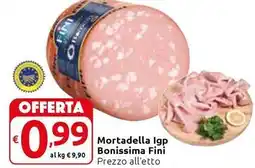 Carrefour Express Mortadella Igp Bonissima Fini offerta